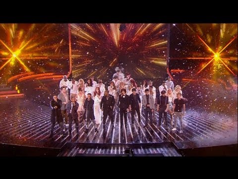 Whoop! It's the X Factor charity single - The X Factor 2011 Live Results Show 8 - itv.com/xfactor