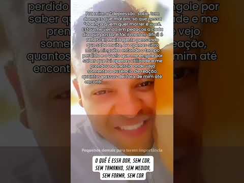 É mais fácil morrer, difícil mesmo é renascer 🥺