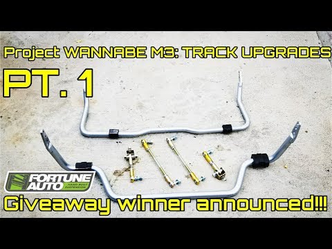 E36 Project Wannabe M3 SWAY BAR UPGRADE!!!