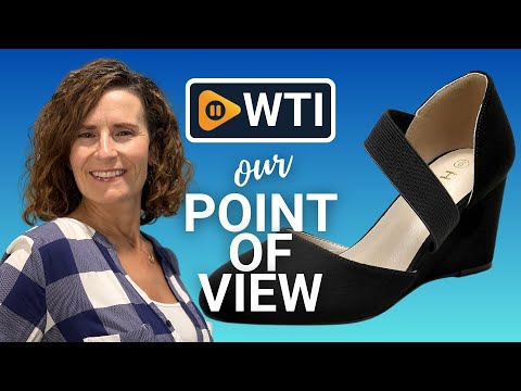 HTL Women's Wedge Heel Pumps 7.5 Black Suede - WTI product video review