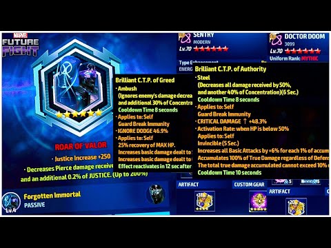 YOU WON’T BELIEVE THIS! GILGAMESH 6⭐️ ARTIFACT VS BRILLIANT DR DOOM & SENTRY | Marvel Future Fight