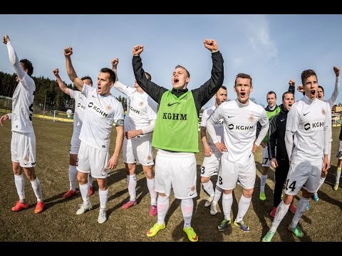 Zawodnicy po meczu Bytovia - Zagłębie