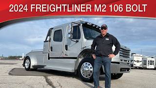 A preview image of the linked video showcasing 2024 Freightliner M2 106 Bolt