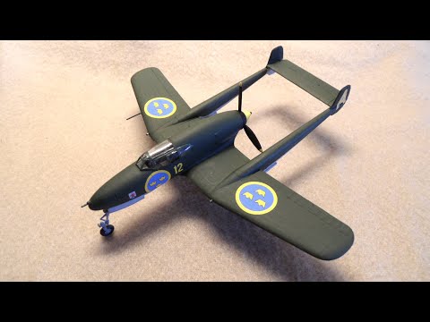 HELLER 1/72 Saab J21 A - A Build In Pictures.... this time without filler!