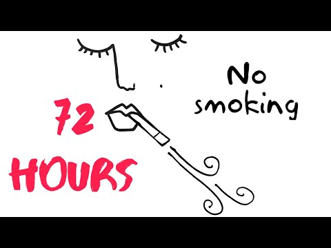 72 hours without nicotine