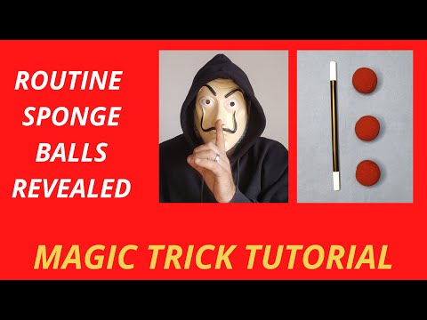 Routine Sponge Balls Revealed - Magic Trick Tutorial