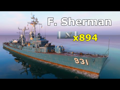 World of WarShips Forrest Sherman - 2 Kills 299K Damage