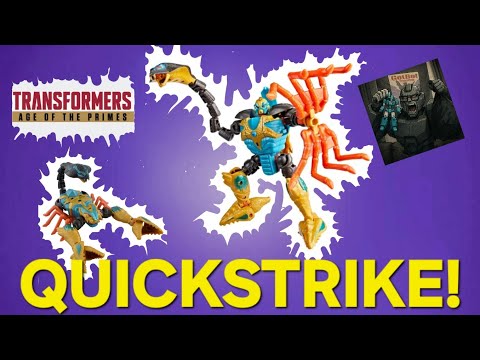 Transformers Age of the Primes Quickstrike - GotBot True Review NUMEBR 1336