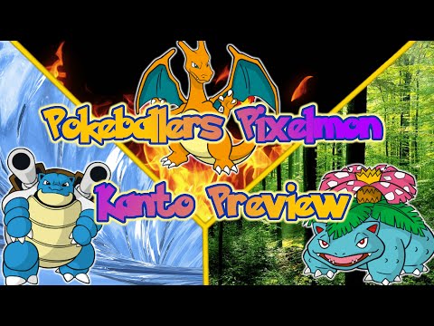 Pokeballers Kanto Preview || Minecraft Pixelmon Server