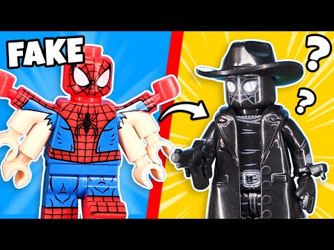 Unboxing FAKE LEGO Spider-Man Minifigures!