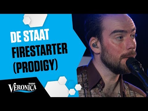 DE STAAT - FIRESTARTER (THE PRODIGY COVER) //Live bij Giel - Radio Veronica