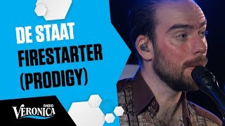 DE STAAT - FIRESTARTER (THE PRODIGY COVER) //Live bij Giel - Radio Veronica