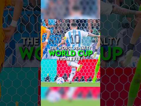The worst penalty from every World Cup