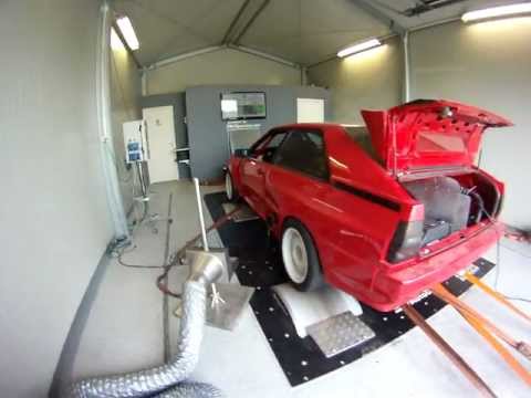 Audi Urquattro 900 + HP @ TMChiptuning Dyno