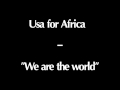 We are the world Usa for Africa Instrumental ...