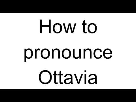 How to Pronounce Ottavia (Italian)