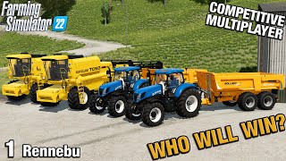 COMPETITIVE MULTIPLAYER RETURNS! Rennebu Competitive Multiplayer FS22 Ep 1