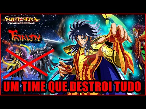 MONTEI UM TIME ANTI META QUE DESTROI OS DEUSES JUNTOS MUITO BOA  SAINT SEIYA AWAKENING