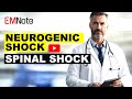 Neurogenic shock and Spinal Shock