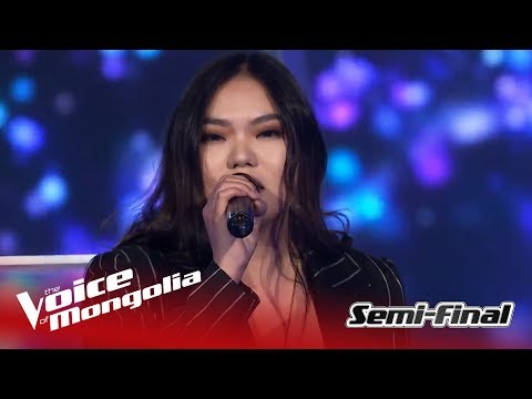 Ariunjargal - "Dancing on my own" | Semi-Final | The Voice of Mongolia 2018