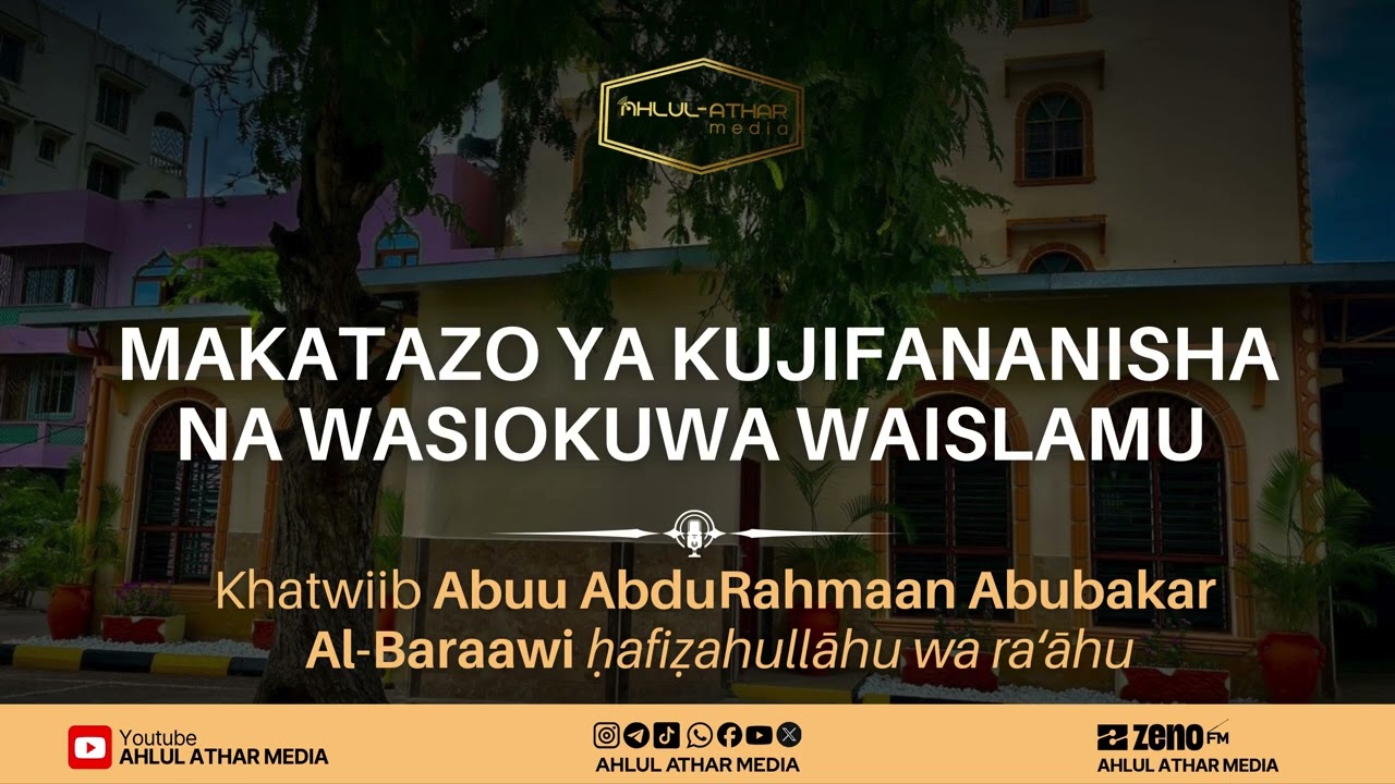 MAKATAZO YA KUJIFANANISHA NA WASIOKUWA WAISLAMU