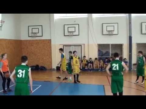 VELIKONOČNÍ TURNAJ OSTRAVA 2015 (4.4.2015) U13 BK Snakes Ostrava - ŠKB Junior Levice (SVK) 54:51