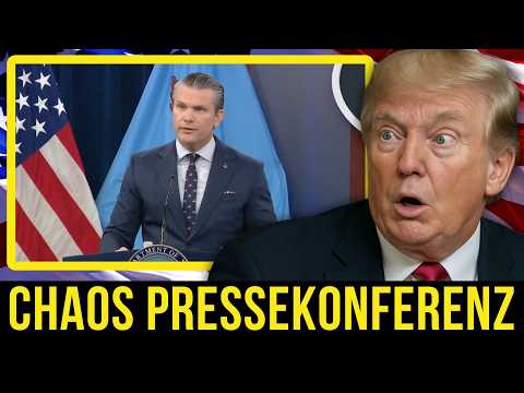 Trump wütend aufs Pentagon - Pete Hegseth blamiert sich auf Pressekonferenz!