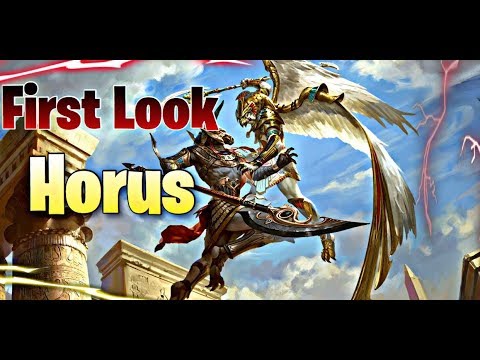 Smite - FIRST LOOK AT HORUS FT. THUGRIAN - Custom 1v1 Duel