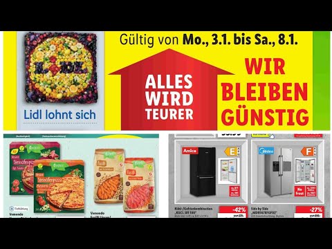 🛒 LIDL Katalog Prospekt 3. Januar bis 8. Januar 2022 - Neuigkeiten, Angebote Deutschland