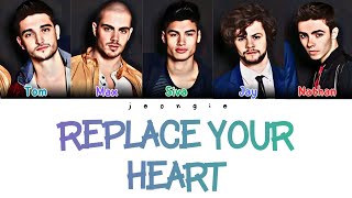 The Wanted - Replace Your Heart (Color Coded - Lyric)
