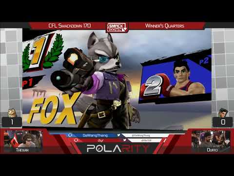 CFL Smackdown 170 WiiU - Thexan (Fox) vs Duffo (Little Mac) - Winners Quarters