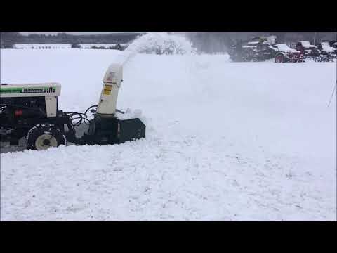 Clearing Snow with The Bolens