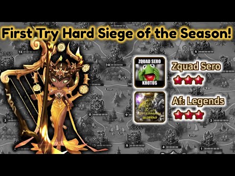 First Try Hard Siege of The Season Aftermath Legends & Zquad Sero - Summoners War