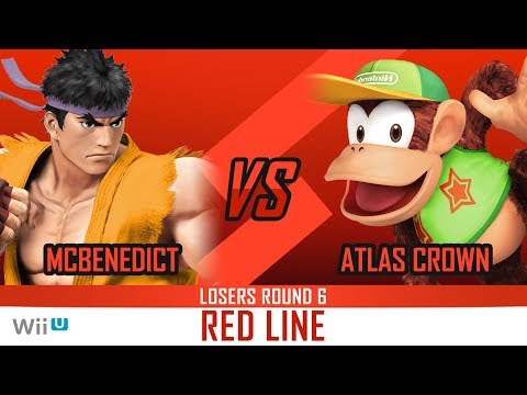 Red Line Smash 35 - AtlasCrown (Rosa /Diddy Kong) Vs. McBenedict (Ryu)
