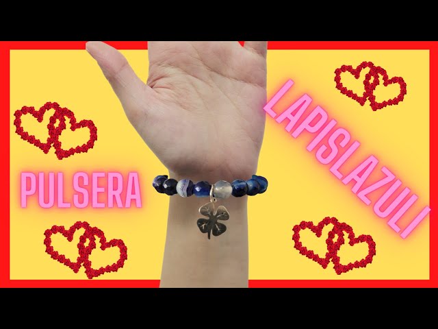 Vídeo relacionado con Pulsera LAPISLAZULI - Piedras naturales semipreciosas energeticas para mujer y hombre - Hilo elastico con cuentas de bolas - Cristales curativos sanacion y curacion (Lapislazuli)