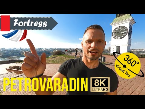 Visit Petrovaradin Fortress Novi Sad, Serbia (Petrovaradinska tvrđava) - VR 360 Trip, Travel Vlog 8K