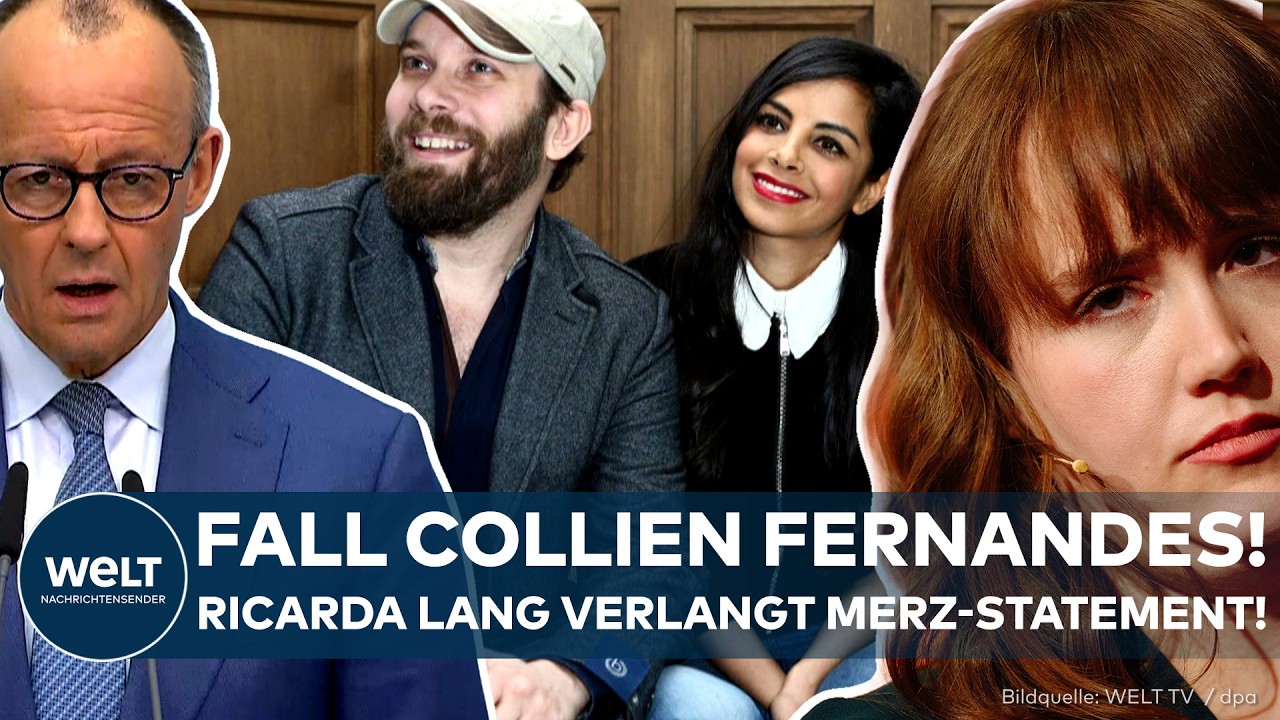 COLLIEN FERNANDES: Nach Ulmen-Vorwürfen! Ex-Grünen-Chefin Ricarda Lang verlangt Statement von Merz!