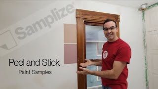 Peel and Stick Paint Samples Video | No Mess, Less Work, Less Cost