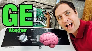 Why This GE Washer Won’t Wash or Spin | Diagnostic & Test | GTW525ACP0WB | BAD BRAIN