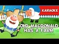 Old MacDonald Had A Farm Karaoke Instrumental Music Only | Nursery Rhymes,