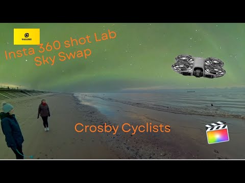 Beach walk with Sue & Neesha and the DJI Neo 2 (Basil) took the Insta 360 X5.