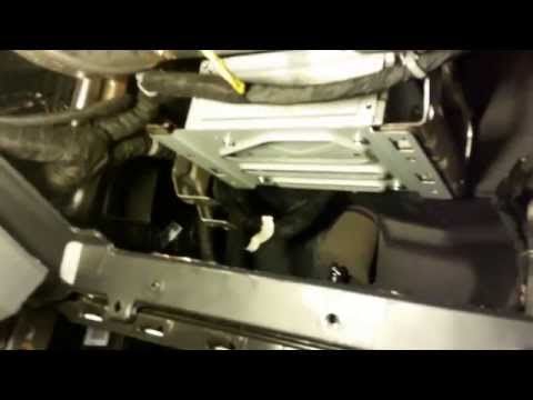 2013 Dodge Dart Radio/Amplifier Module Removal