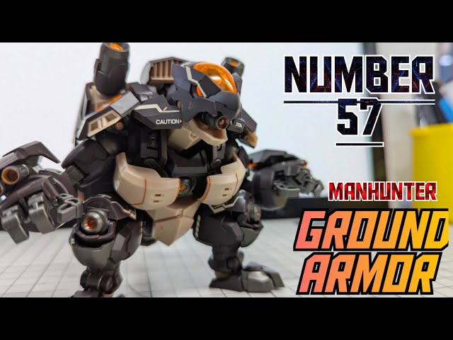 Vídeo relacionado con TOYVERSE MoRise Hobby 1/24 - Figura Model Kit, FIFTYSEVEN No. 57 Manhunter Ground Armor, articulaciones móviles, modelo de personaje, a partir de 15 años