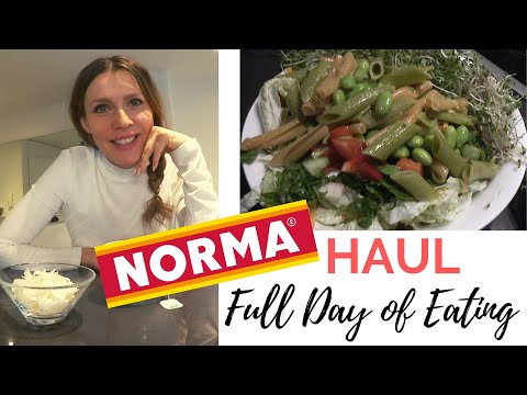 FULL DAY OF EATING VEGAN 🍇MEGA Protein Bowl +NORMA Haul | What I eat in a day | Intermittent Fasting