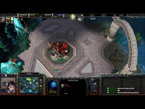MartialSpirit (HU) Jens (NE) vs Fenix (NE) Alphacina (Orc) - WarCraft 3 - 2v2 - WC2796