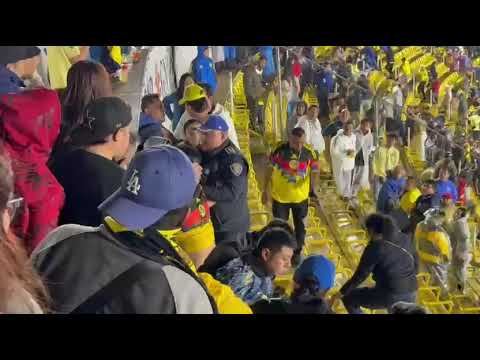 Aficionados del América llegaron a los golpes tras la derrota de 2-1 ante FC Juárez