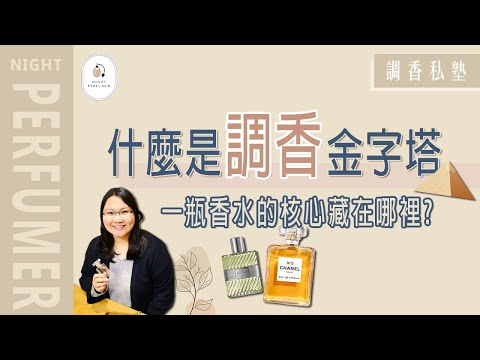調香私塾︱什麼是調香金字塔?ㄧ瓶香水的核心藏在哪裡⁉️
