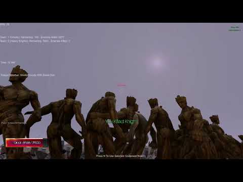 100 Groot vs 10000 Heavy Knight