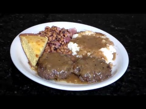 Smothered Hamburger Patties "Southern Style Soul Food"