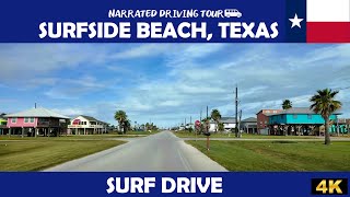 🏖️ Surfside Beach, Texas – Surf Drive 🚗 | 4K Drive